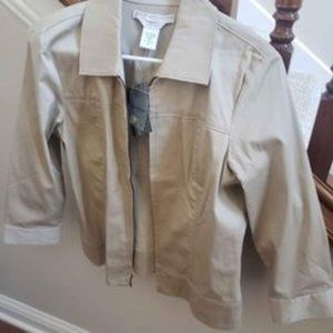 New Geoffrey Beene stretch blazer Medium NWT